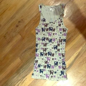 Tooth tank top